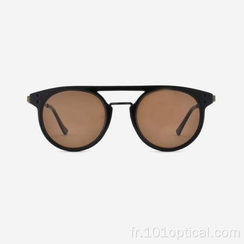 Lunettes de soleil rondes pour hommes PC ou CP